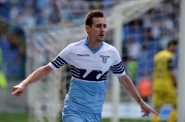 Pemain Lazio, Miroslav Klose (AFP)