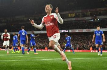 8 Fakta Menarik dari Arsenal vs Leicester, Ozil Cetak Rekor Baru