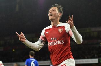 Tampil Apik Lawan Leicester, Ozil Pecahkan Rekor di Liga Primer