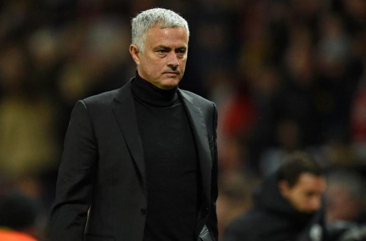 Jose Mourinho saat menjadi pelatih Manchester United. (Oli Scarff/AFP)