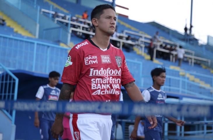 Pemain Bali United, Irfan Bachdim (dok baliutd)