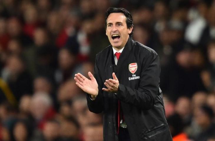 Pelatih Arsenal, Unai Emery (Glyn Kirk/AFP)
