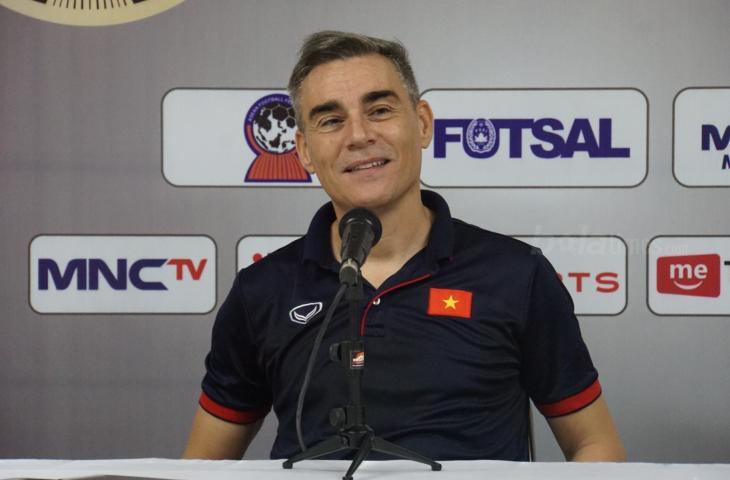 Pelatih Timnas Futsal Vietnam, Miguel Rodrigo (Stephanus Aranditio/mxkd.sbs)