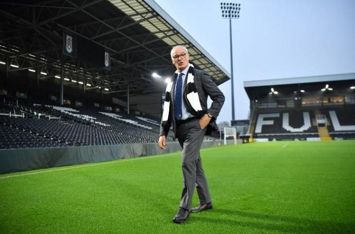 Pelatih Fulham, Claudio Ranieri. [BEN STANSALL / AFP]