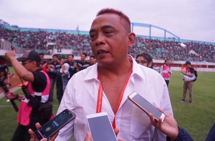 Manajer PSS Sleman, Sismantoro (Stephanus Aranditio/mxkd.sbs)