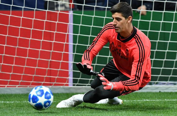 Kiper Real Madrid, Thibaut Courtois (AFP)