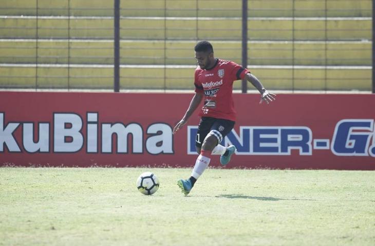 Penyerang Bali United, Yabes Roni. [@yabezh_roni11/Instagram]