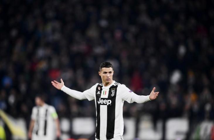 Penyerang Juventus, Cristiano Ronaldo (Marco Bertorello/AFP)