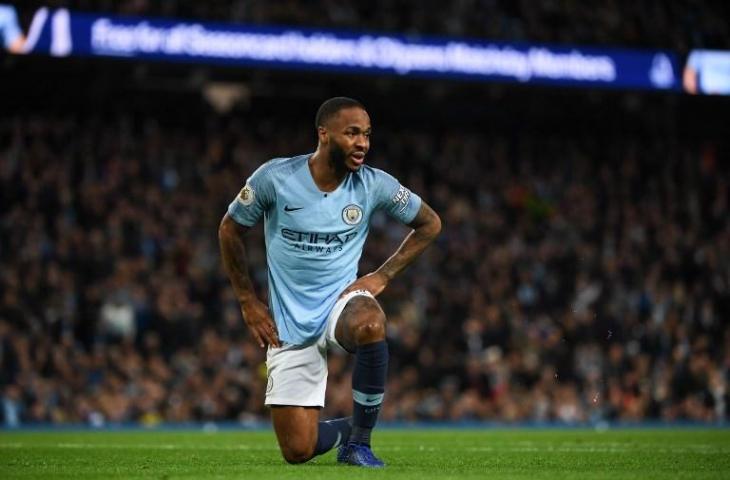 Penyerang Manchester City, Raheem Sterling (Paul Ellis/AFP)