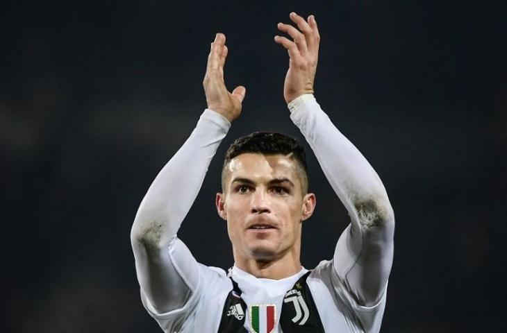 Penyerang Juventus, Cristiano Ronaldo (Marco Bertorello/AFP)