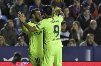 Duet Messi & Suarez Kalahkan Jumlah Gol Real Madrid