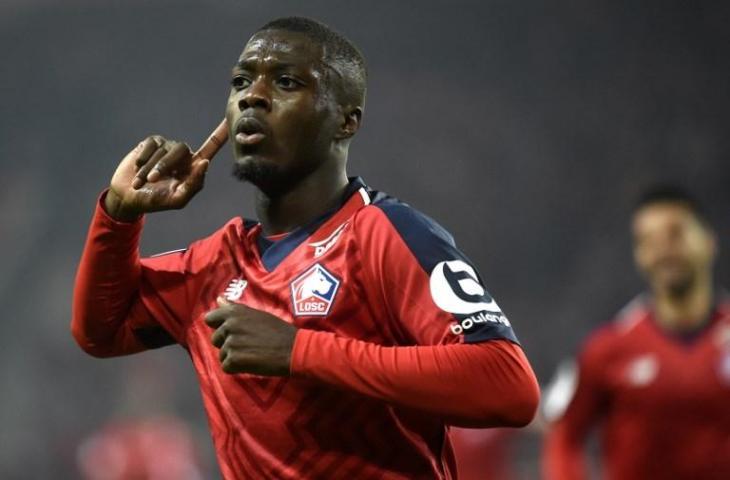 Striker Lille, Nicolas Pepe. (Francois Lo Presti/AFP).