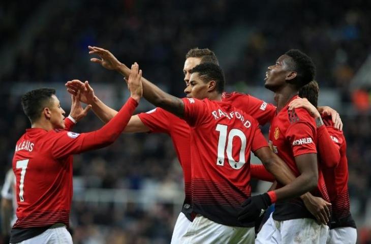 Manchester United vs Newcastle. (Lindsey Parnaby/AFP).