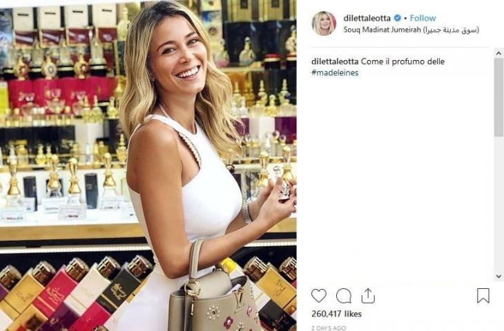 Presenter cantik Serie A, Diletta Leotta (instagram.com/dilettaleotta)