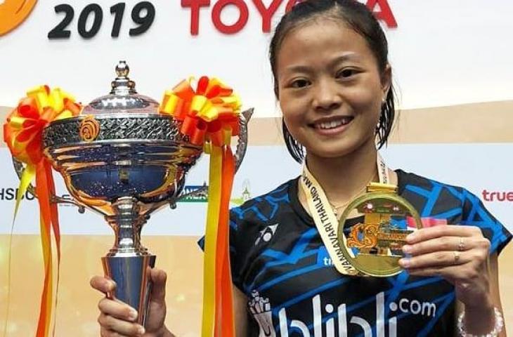 Fitriani juara Thailand Masters 2019. [fitrianiofficial/Instagram]