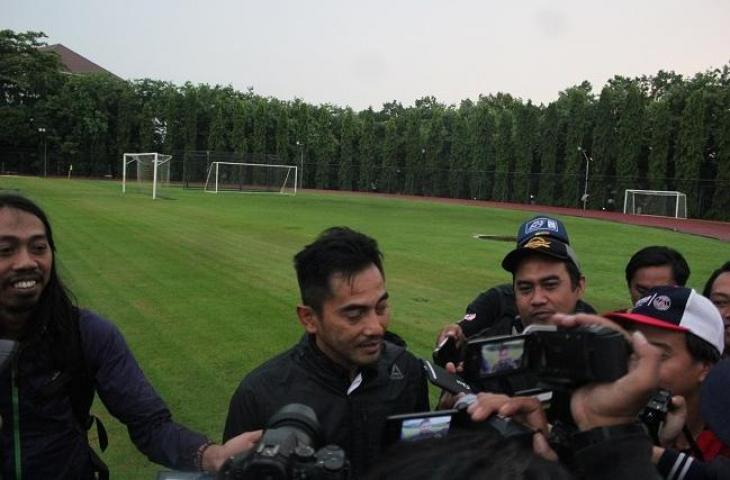 Pelatih PSS Sleman, Seo Nurdiantoro. (mxkd.sbs/Irwan Febri Rialdi).