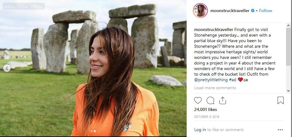 Kekasih Javier Hernandez, Sarah Kohan (instagram.com/moonstrucktraveller)