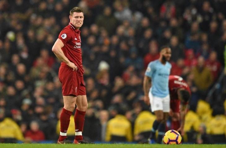 Gelandang Liverpool, James Milner. (Oli Scarff/AFP)