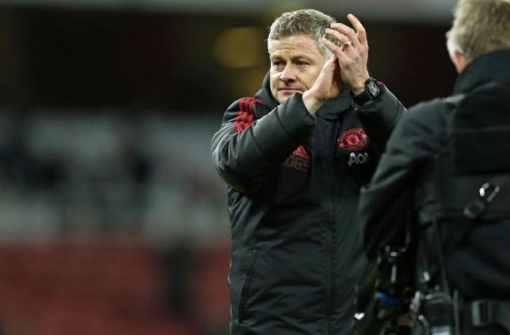 Pelatih Manchester United, Ole Gunnar Solskjaer (Ian Kington/AFP)