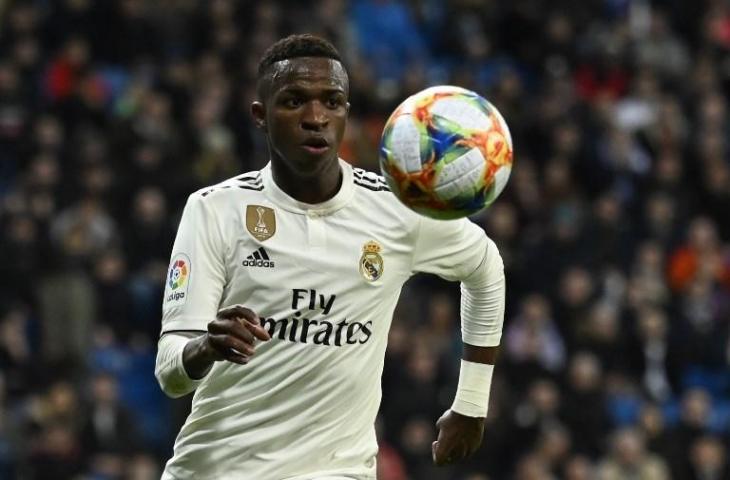 Penyerang Real Madrid, Vinicius Junior. (Javier Soriano/AFP)