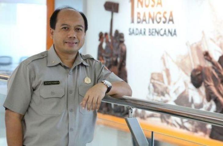 Kepala Humas Badan Nasional Penanggulangan Bencana (BNPB) Sutopo Purwo Nugroho. (Risna Halidi/Suara.com)