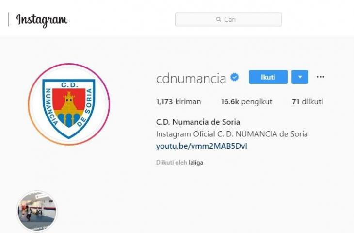 CD Numancia. [@cdnumancia/Instagram]