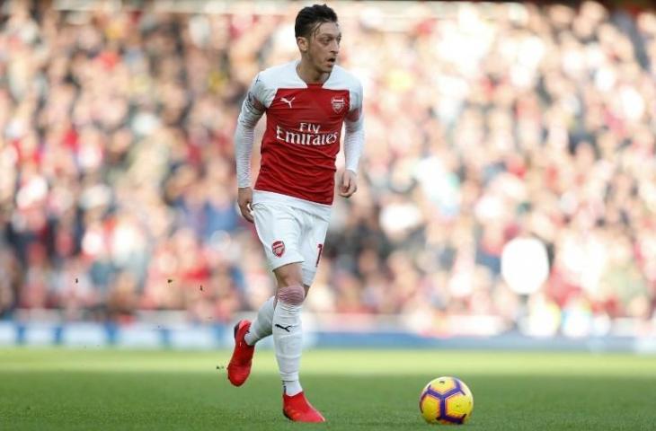 Gelandang Arsenal, Mesut Ozil (Ian Kington/AFP)