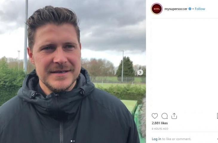 Asisten pelatih tim Garuda Select, Danny Holmes (instagram.com/mysupersoccer)