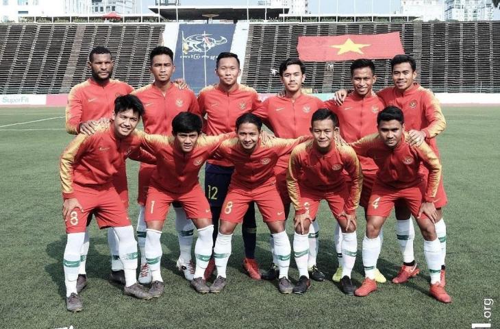 Skuat Timnas Indonesia U-22 lawan Timnas Vietnam U-22 (twitter.com/pssi) 