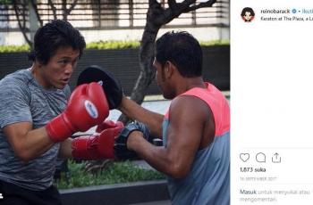 Sangar! Ini 5 Gaya Reino Barack Saat Olahraga Boxing