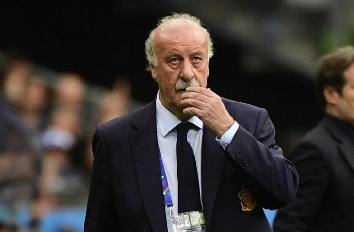 Mantan pelatih Real Madrid dan Timnas Spanyol, Vicenta Del Bosque (Pierre-Philippe Marcou/AFP)