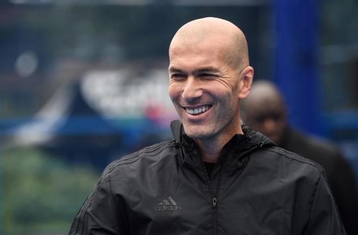 Mantan pelatih Real Madrid, Zinedine Zidane. (Eric Feferberg/AFP)