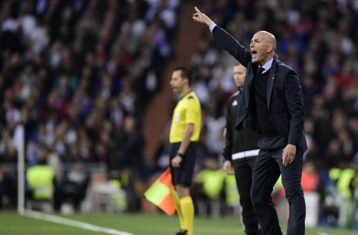 Pelatih Real Madrid, Zinedine Zidane. (Javier Soriano/AFP)
