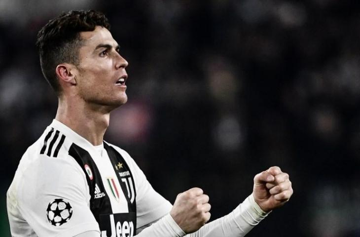 Penyerang Juventus, Cristiano Ronaldo (Marco Bertorello/AFP)