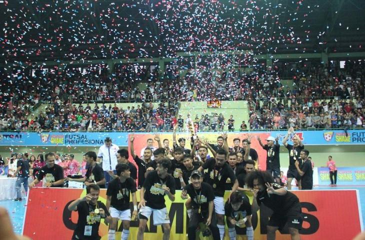 Vamos Mataram juara Pro Futsal League 2019. (mxkd.sbs/Irwan Febri Rialdi).