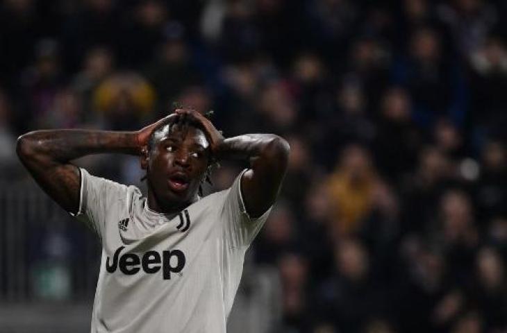 Penyerang muda Juventus, Moise Kean (Marco Bertorello/AFP)