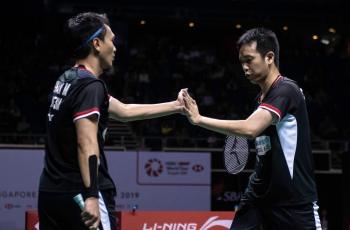 Kalah dari Ganda Jepang, The Daddies Gagal Pertahankan Gelar Singapore Open