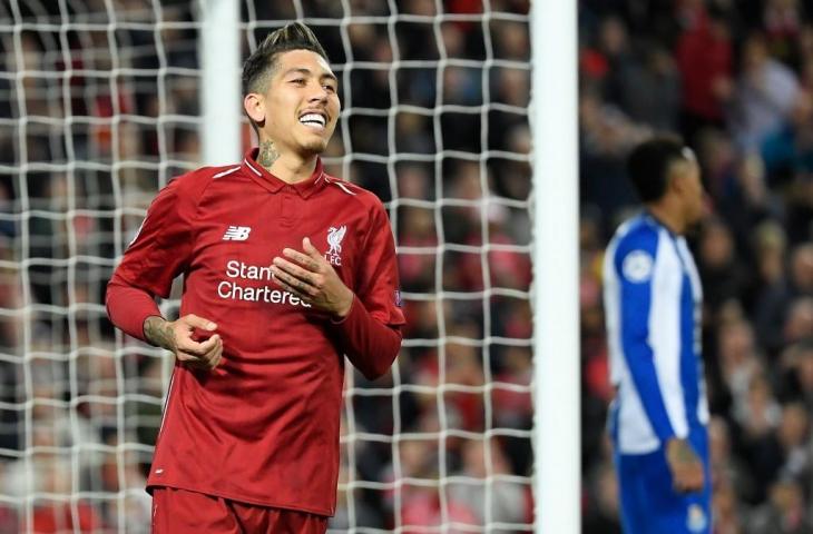 Penyerang Liverpool, Roberto Firmino. [LLUIS GENE / AFP]