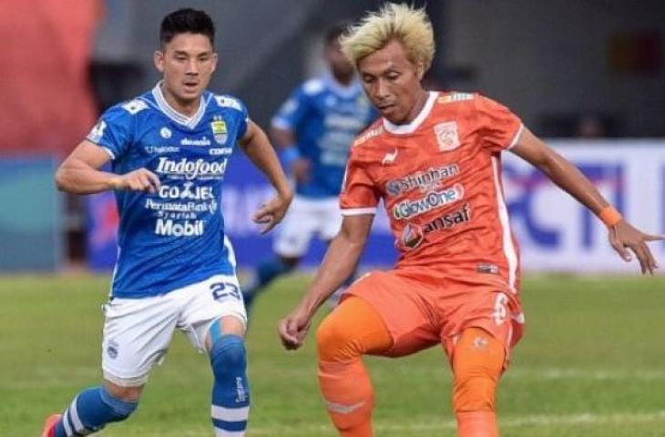 Suasana laga Borneo FC vs Persib Bandung pada laga leg pertama perempatfinal Piala Indonesia di Stadion Segiri, Samarinda, Rabu (24/4/2019) sore WIB. (Dok, Persib Bandung]