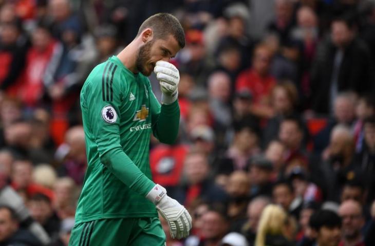 Kiper Manchester United, David de Gea. (Paul Ellis/AFP)