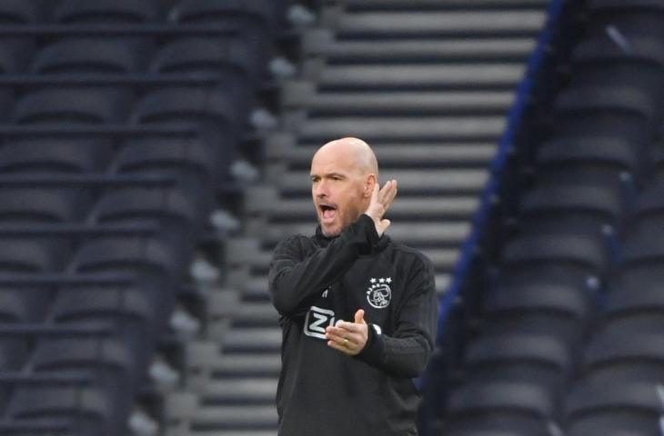 Pelatih Ajax Amsterdam, Erik ten Hag. [EMMANUEL DUNAND / AFP]