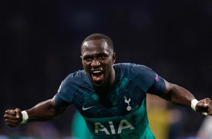 Gelandang Tottenham Hotspur, Moussa Sissoko. (ADRIAN DENNIS / AFP)