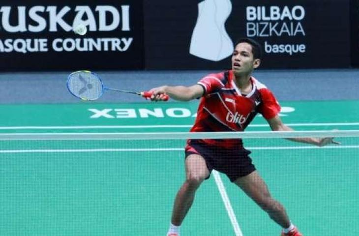 Pebulutangkis junior tunggal putra Indonesia, Chico Aura Dwi Wardoyo [Humas PBSI]
