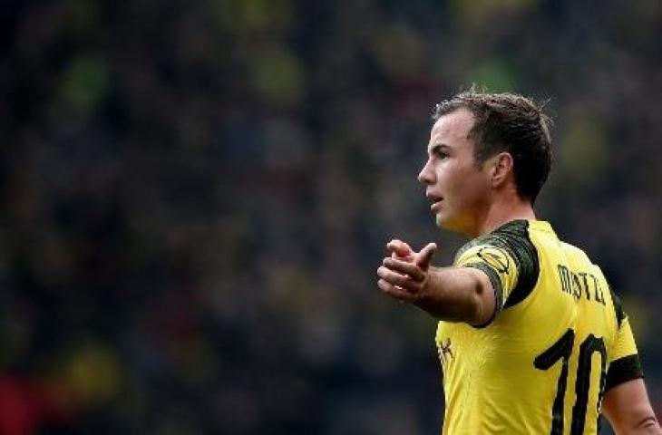 Pemain Borussia Dortmund, Mario Goetze. (RONNY HARTMANN / AFP)