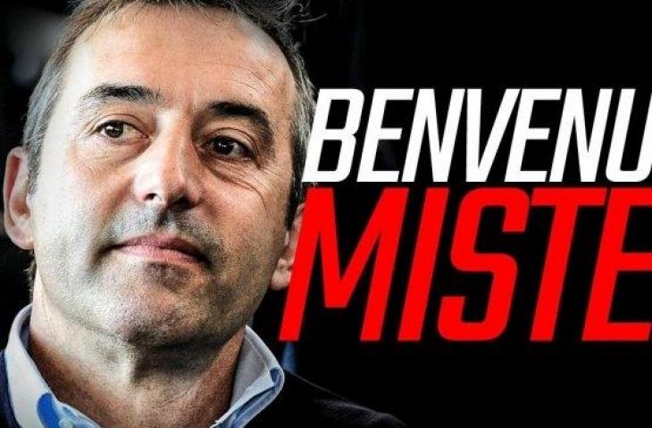 Pelatih baru AC Milan, Marco Giampaolo. (Twitter/@acmilan)