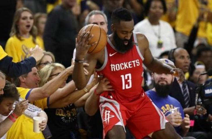 Pebasket Houston Rockets, James Harden. (EZRA SHAW / GETTY IMAGES NORTH AMERICA / AFP)