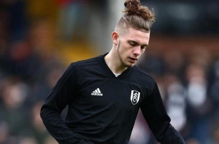 Pemain sayap muda Fulham, Harvey Elliott saat berlatih. (Instagram/@harveyelliott07)