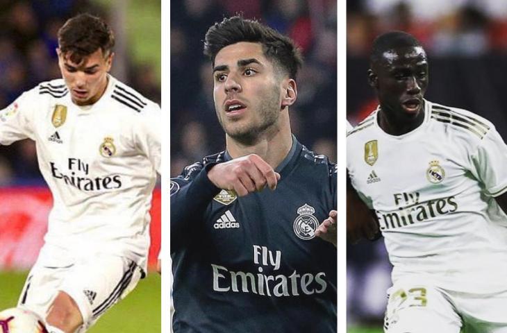 Pemain Real Madrid, Brahim Diaz (kiri) Marco Asensio (tengah), Ferland Mendy (kanan) yang dipastikan cedera dan harus beristirahat lama. (Instagram/@marcoasensio10, @ferland_mendy dan @brahim)