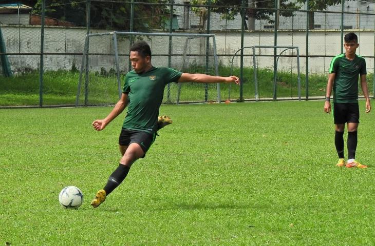 Timnas U-18 memulai latihan perdana menjelang Piala AFF-U18 menghadapi Filipina 6 Agustus 2019. (PSSI)