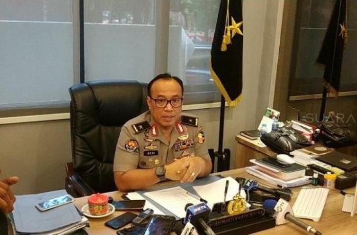 Kepala Biro Penerangan Masyarakat Divisi Humas Polri, Brigjen Pol Dedi Prasetyo. (Suara.com/Fakhri)